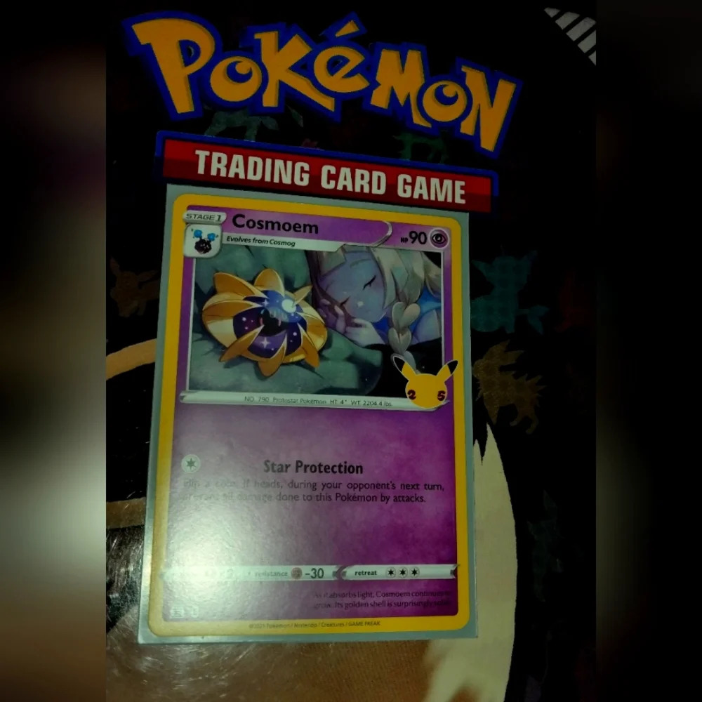 Pokemon Cosmoem Rare 14/25 Stamped Celebrations Holofoil 2021 Untouched